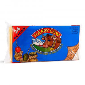 Happy Cow  Cheddar Cheese Slices (24)