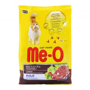 Me-O Adult Cat Food Beef & Vegetable Flavour