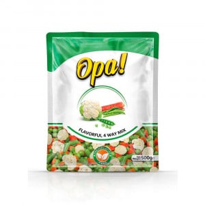 Opa Flavorful 4 Way Mix Vegetables (Peas,Carrot,Green Beans,Cauliflower)