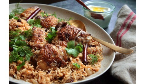 Chicken Onion with Rice