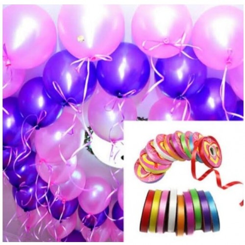 Balloons Tie Ribbon